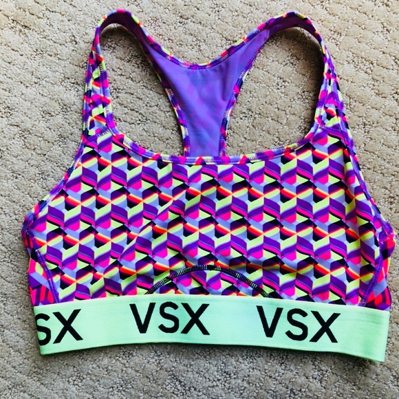 Victoria's Secret Other - Multi Colored Abstract Design Sports Bra Medium
